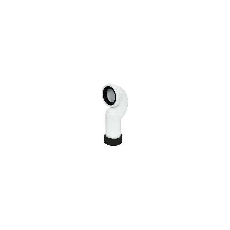 FloPlast Swan Neck Pan Connector - White