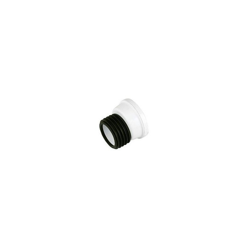 FloPlast Offset Pan Connector - 14 Degree White