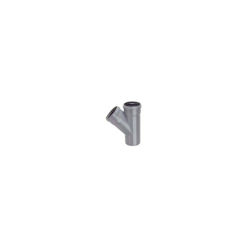FloPlast Ring Seal Soil Branch - 135 Degree x 110mm Grey