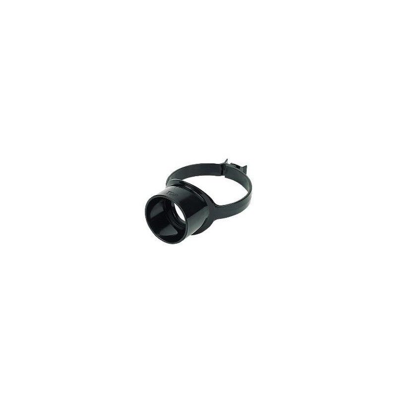 FloPlast Solvent Weld Soil Strap Boss - 110mm Black
