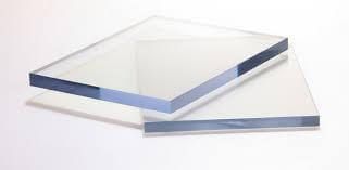 PolyX Polycarbonate Sheet Solid - 610mm x 610mm x 6mm Clear - Pack of 10