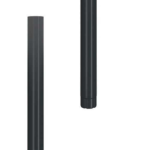 Lindab Steel Downpipe - 87mm x 3mtr Anthracite Grey