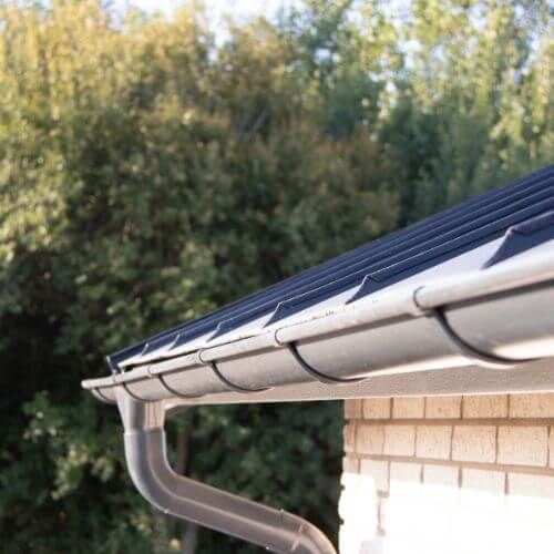 Lindab Magestic Steel Downpipe Connector - 87mm Galvanised