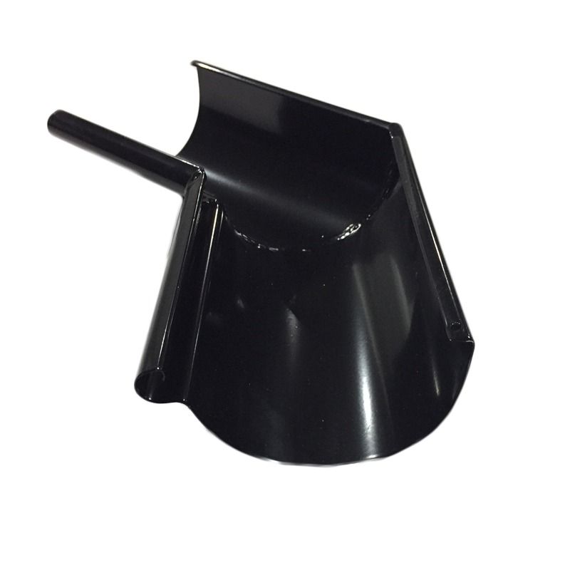 Galeco Steel Gutter Internal Angle - 135 Degree x 120mm Black