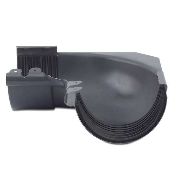 Galeco Steel Gutter Internal Angle - 90 Degree x 135mm Graphite Grey
