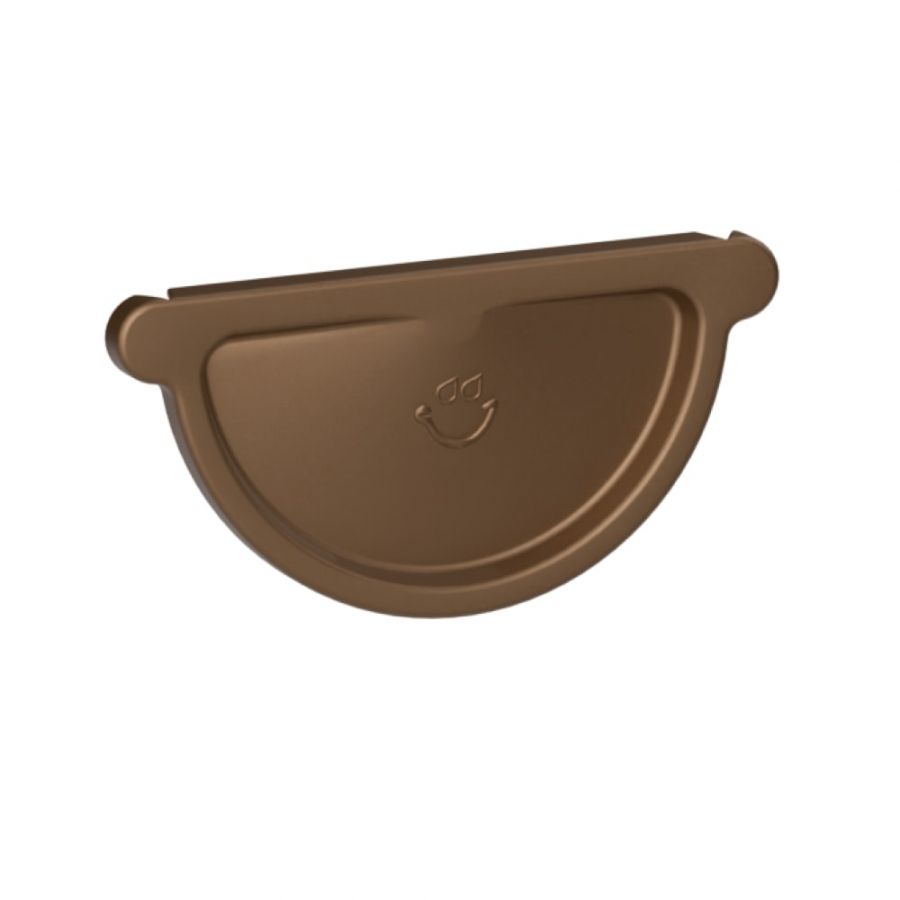 Galeco Steel Half Round Gutter Kit Copper Effect - 135mm Diameter