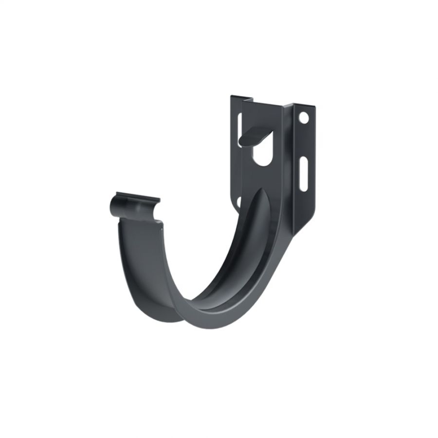 Galeco Steel Half Round Gutter Kit Graphite Grey - 135mm Diameter