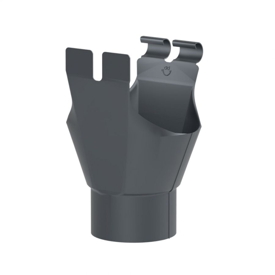 Galeco Steel Half Round Gutter Kit Graphite Grey - 135mm Diameter