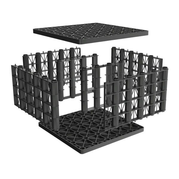 Rainsmart 65 Tonne Shallow Soakaway Crate Set Flat-Packed - 20 Cubic Metre Kit