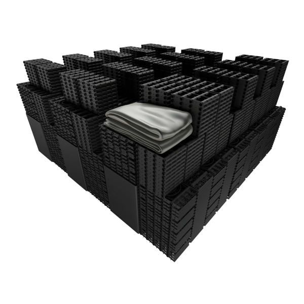 Rainsmart 65 Tonne Shallow Soakaway Crate Set Flat-Packed - 50 Cubic Metre Kit