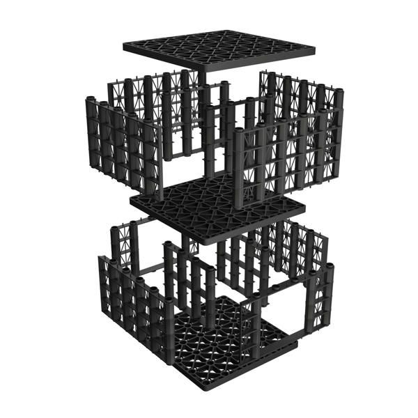 Rainsmart 65 Tonne Inspection Channel Soakaway Crate Flat-Packed - 0.25 Cubic Metres