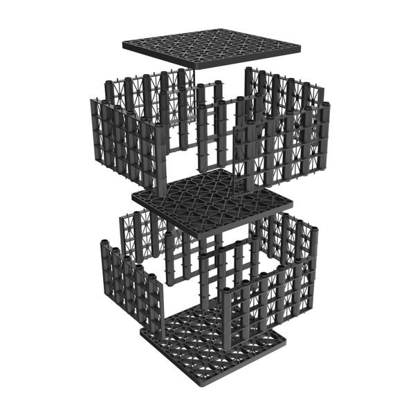 Rainsmart 65 Tonne Soakaway Crate Set Assembled - 1 Cubic Metre Kit