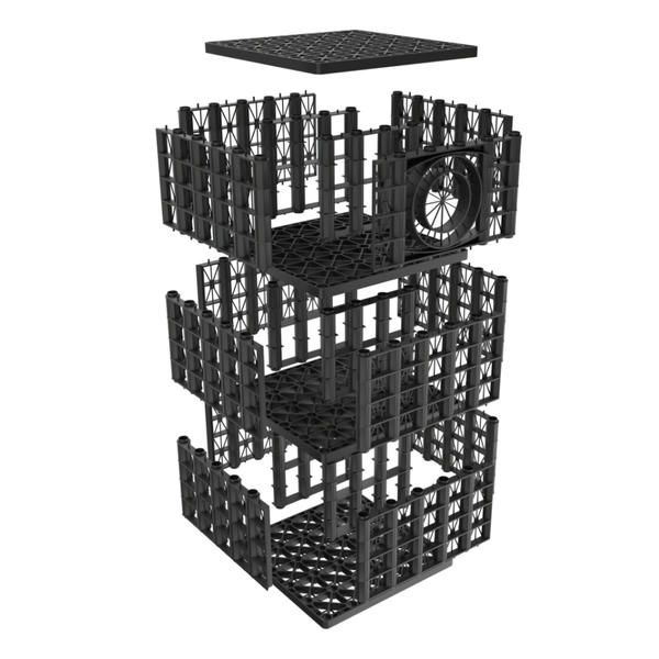Rainsmart 65 Tonne Triple Soakaway Crate Set Flat-Packed - 1 Cubic Metre Kit