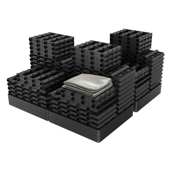 Rainsmart 65 Tonne Triple Soakaway Crate Set Flat-Packed - 1 Cubic Metre Kit
