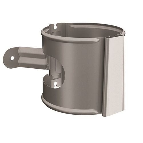 Lindab Magestic Steel Universal Downpipe Clip - 120mm Galvanised