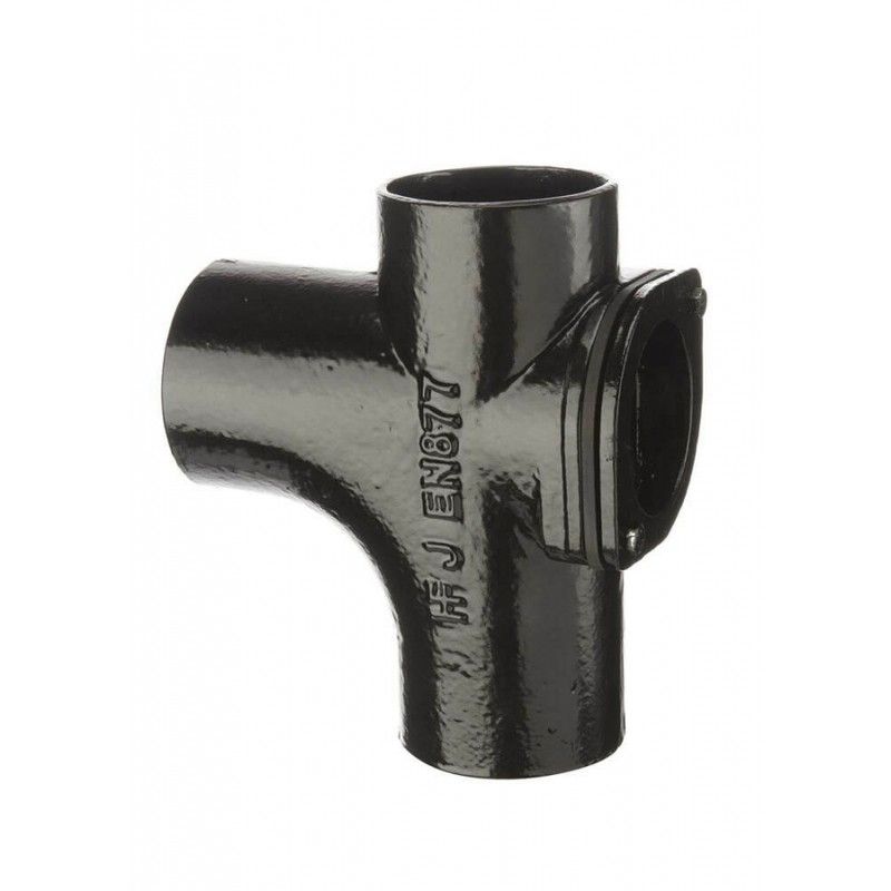Push Fit Cast Iron Soil Access Branch - 92.5 Degree x 100mm