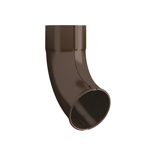 Lindab Steel Downpipe Shoe - 120mm Brown