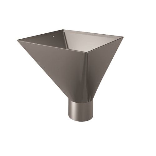 Lindab Magestic Steel Large Water Hopper - 75mm Galvanised