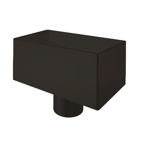 Lindab Steel Regular Water Hopper - 100mm Black