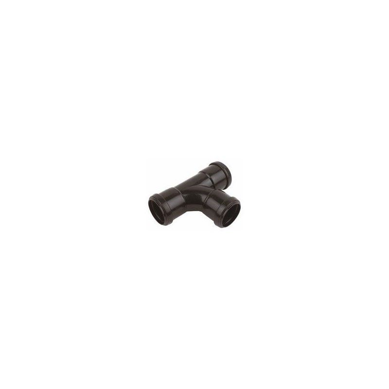 FloPlast Push Fit Waste Tee - 32mm Black