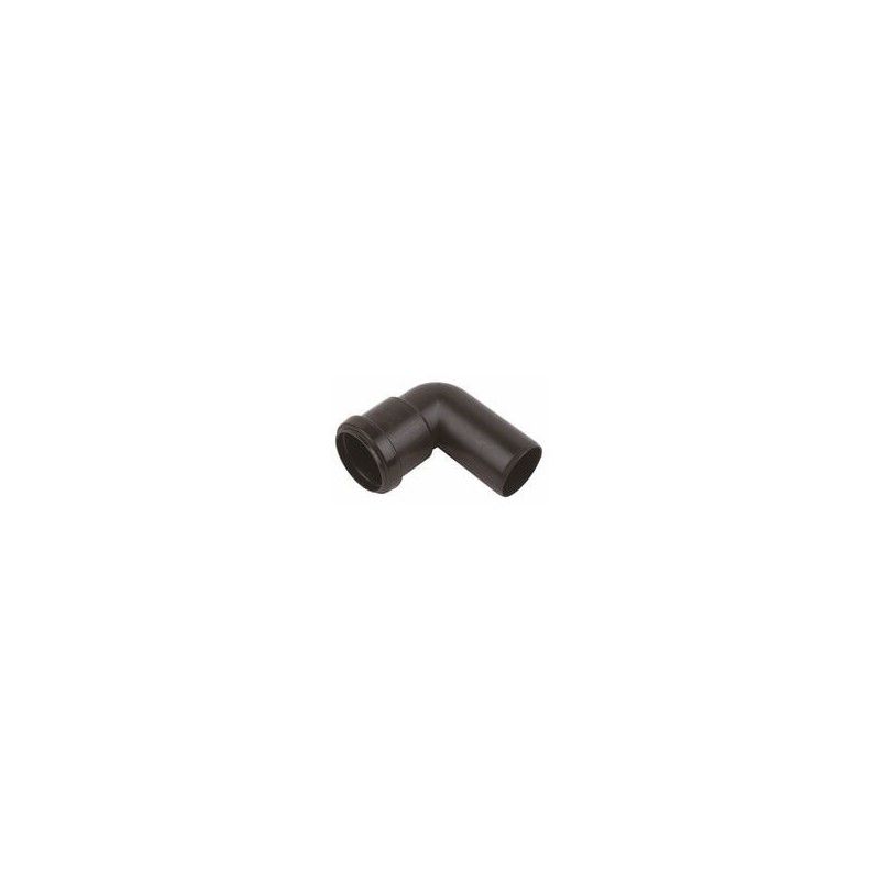 FloPlast Push Fit Waste Bend Swivel - 90 Degree x 32mm Black