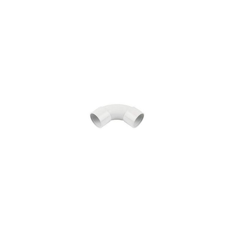 FloPlast Solvent Weld Waste Bend Swept - 92.5 Degree x 50mm White