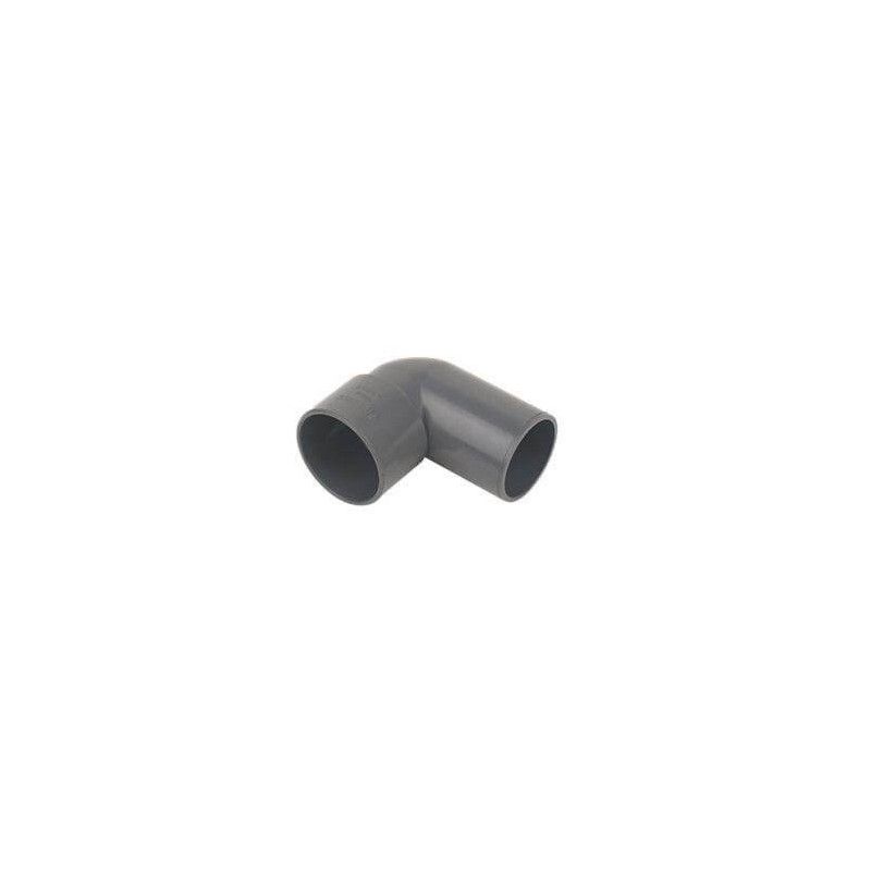 FloPlast Solvent Weld Waste Bend Swivel Male and Female - 90 Degree x 32mm Grey