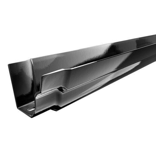 Cast Iron Moulded Ogee Gutter - 125mm x 1829mm Black