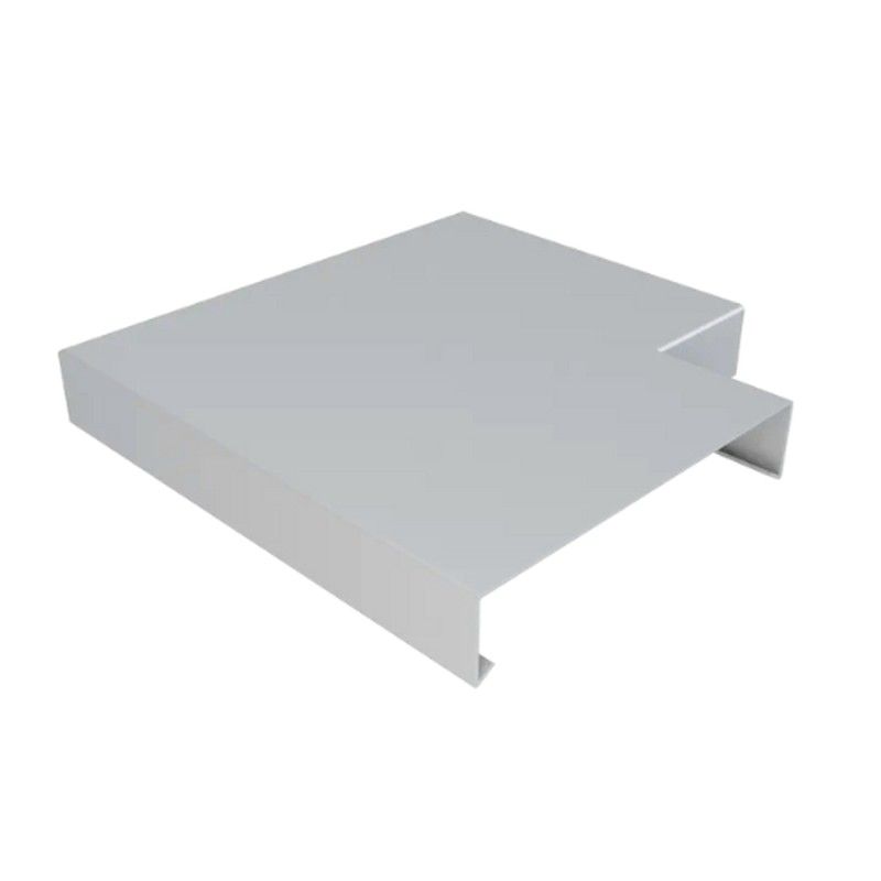 Aluminium Coping for 241-300mm Wall - 135 Degree Angle - 360mm Painted
