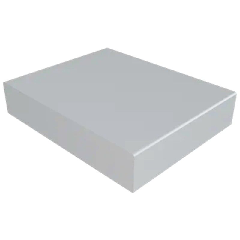 Aluminium Coping Stop End for 141-200mm Wall - 260mm Painted