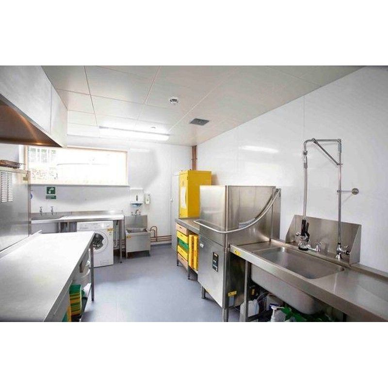 Rigid/ Solid PVC Hygiene Cladding Sheet - 1220mm x 2740mm x 2mm (9' x 4') White