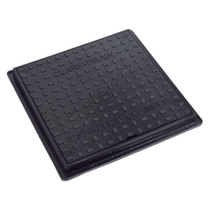 Polypropylene Manhole Cover and Frame Square - 380mm