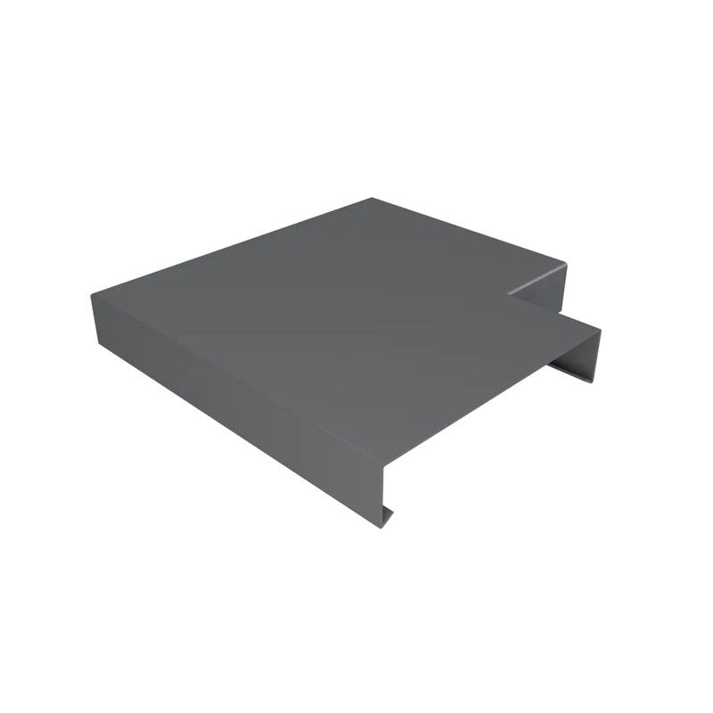 Aluminium Coping for 200-250mm Wall - 135 Degree Angle - 310mm Anthracite Grey (7016 Matt)