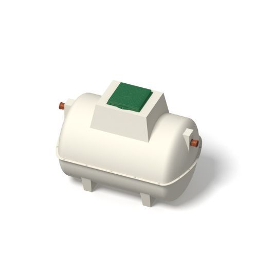 Marsh ENSIGN 6 Person Sewage Treatment Plant with 250mm Riser & 200mm AVR Unit - Gravity Outlet