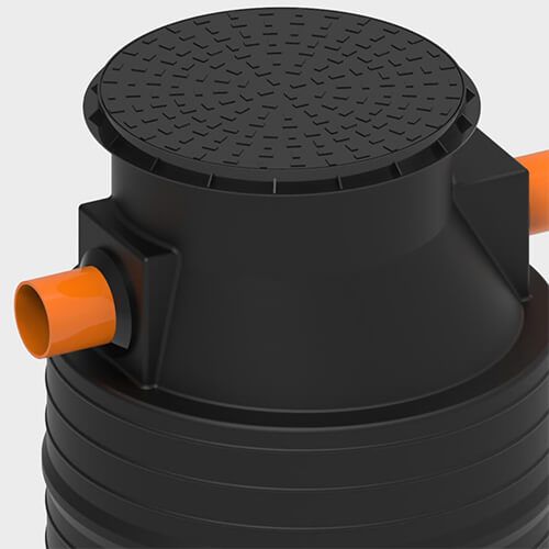 Underground Grease Trap - 255 Litre