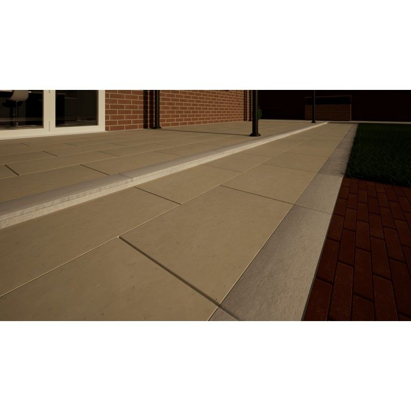 Limestone Paving - 900mm x 600mm x 25mm Egyptian Beige