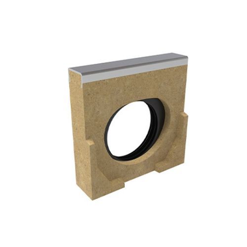 Channel Drainage Polymer Concrete End Cap Outlet for Female End