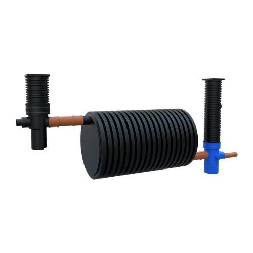 Packaged Plot Orifice Attenuation System - 3800 Litres with 110mm & 160mm Inlets