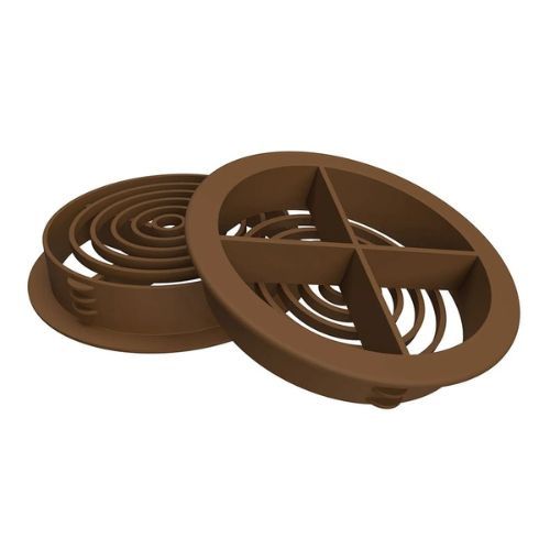 Circular Soffit Vent - Rosewood