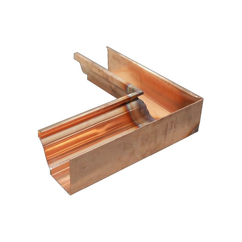 Copper Ogee Gutter Internal Corner - 90 Degree x 125mm