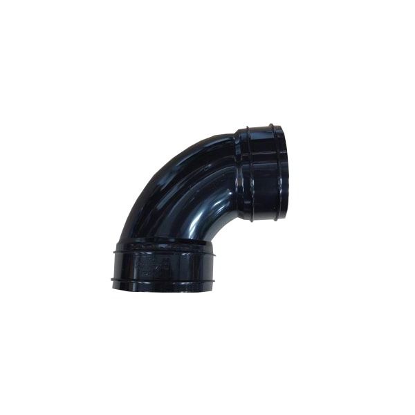 FloPlast Solvent Weld Soil Bend - 92.5 Degree x 110mm Black