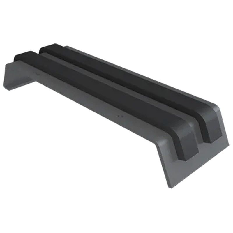 Aluminium Coping Union for 241-300mm Wall - 360mm Anthracite Grey (7016 Matt)