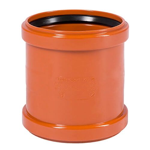 Drainage Slip Coupling Double Socket - 110mm