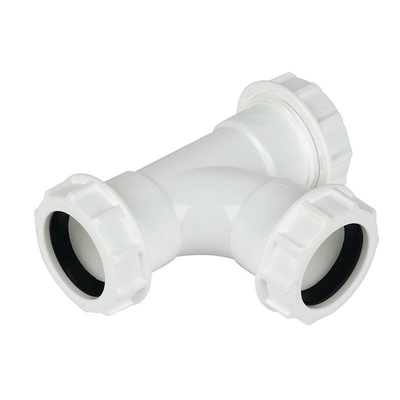 FloPlast Multi Fit Compression Waste Tee - 32mm