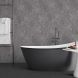 Internal Wall Panel - 250mm x 2600mm x 7.5mm Grey Concrete - Pack of 4