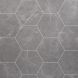 Bathroom Wall Panel - 1000mm x 2400mm x 10mm Grout Line Lunar Stone Hexagon Tile