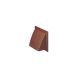 Wall Outlet with Cowl - 100mm x 154mm Brown