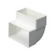 Monsoon Rectangular Ventilation Duct Vertical Elbow - 204mm x 60mm