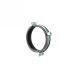 Cast Iron Soil Zinc Plated Rubber Lined Bismat Bracket - 200mm