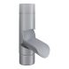 Lindab Aluminium Adjustable Diverter - 87mm Silver Metallic